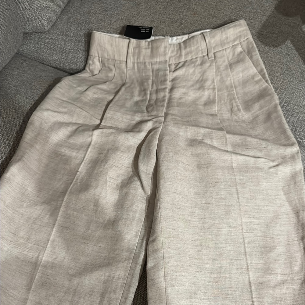 Aritzia the effortless pant linen 0